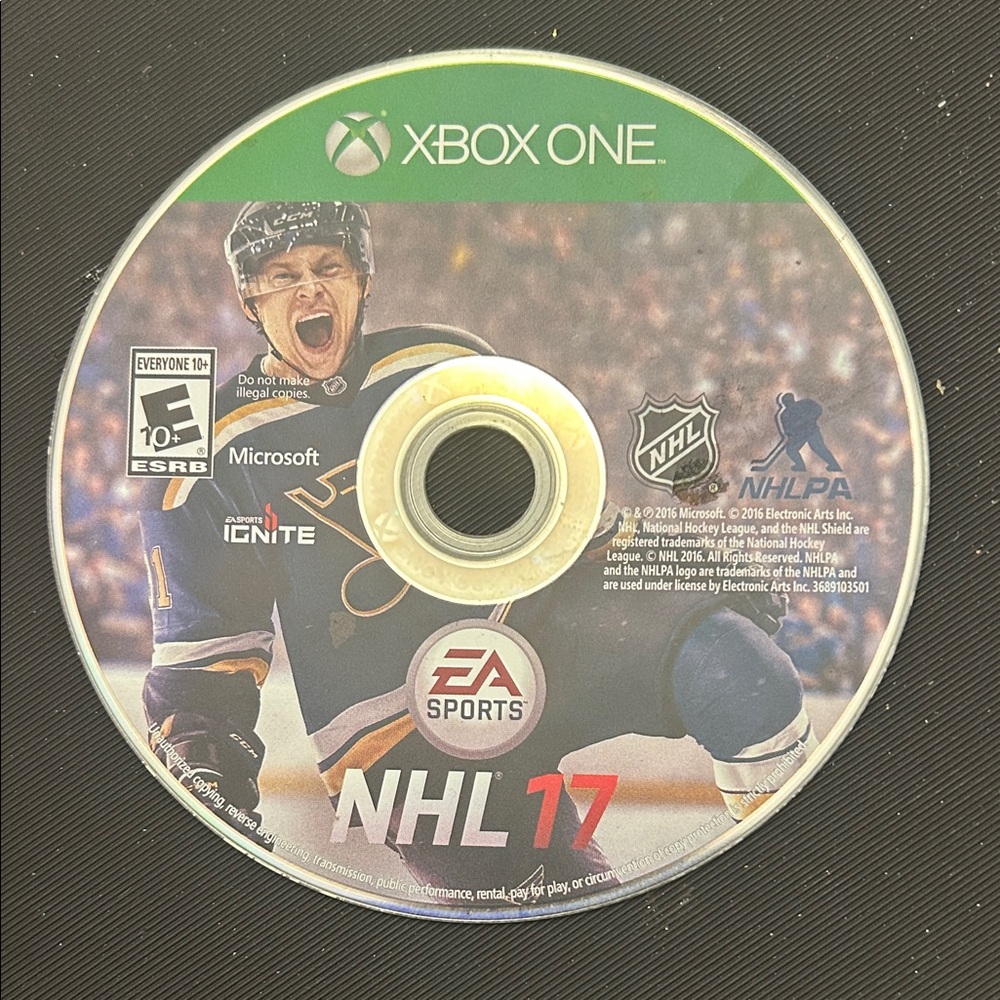NHL 17 Xbox One Game Disc by EA Sports - Black, White, RedNHL 2016